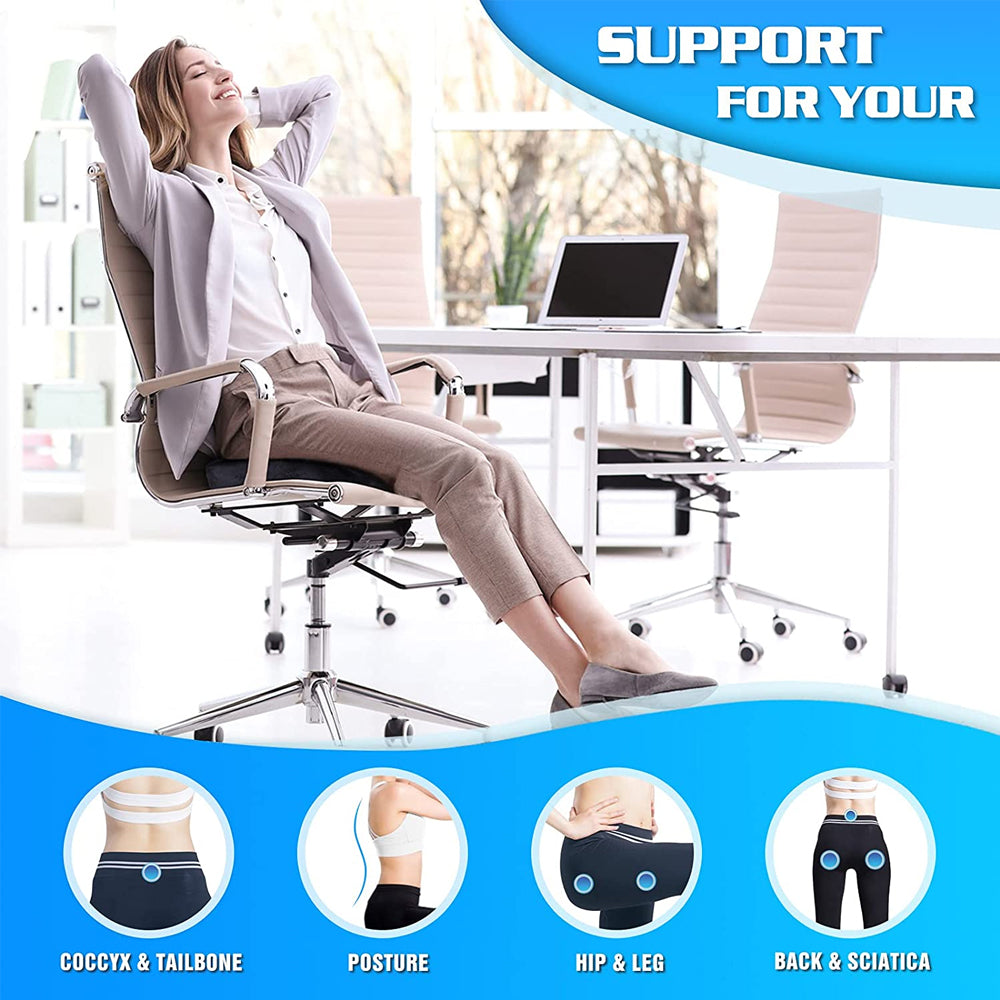 Seat Cushions for Office Chairs,Memory Foam Coccyx