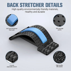 MULTI-LEVEL MASSAGE TOOL WITH MAGNETOTHERAPY FOR BACK PAIN RELIEF