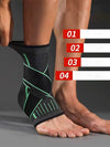 ANKLE PROTECTIVE BANDAGE DURING SPORTS.